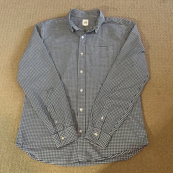 Gap Oxford Plaid Shirt - Picture 1 of 4